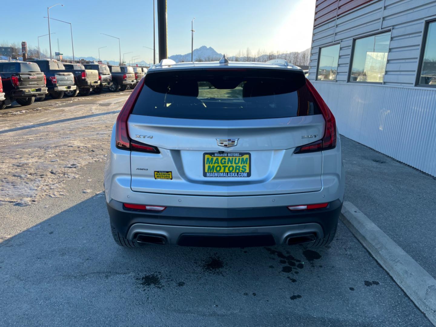 2020 Silver /Black Cadillac XT4 Premium Luxury AWD (1GYFZDR42LF) with an 2.0L L4 DOHC 16V engine, 9A transmission, located at 1960 Industrial Drive, Wasilla, 99654, (907) 274-2277, 61.573475, -149.400146 - Photo#4